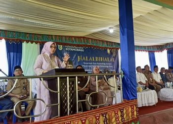 Berikut Ajakan Tatong Bara Saat Menghadiri Halal Bihalal di Kecamatan Kotamobagu Barat