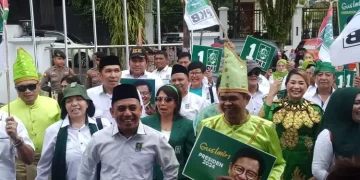 Dipimpin Yusra Alhabsyi, Bacaleg Provinsi Partai PKB Mendaftar ke KPU