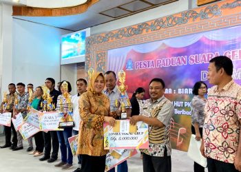 Disambut Secara Adat, Tatong Bara Hadiri Pesparawi KP-PKB Germita di Kabupaten Talaud