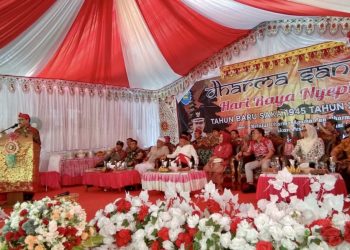 Hadiri Tahun Baru Saka 1945, Limi Apresisi Umat Hindu di Bolmong