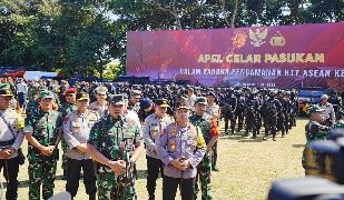 Apel Gelar Pasukan, Kapolri dan Panglima Tegaskan TNI-Polri Bersinergi dan Solid Amankan KTT ASEAN