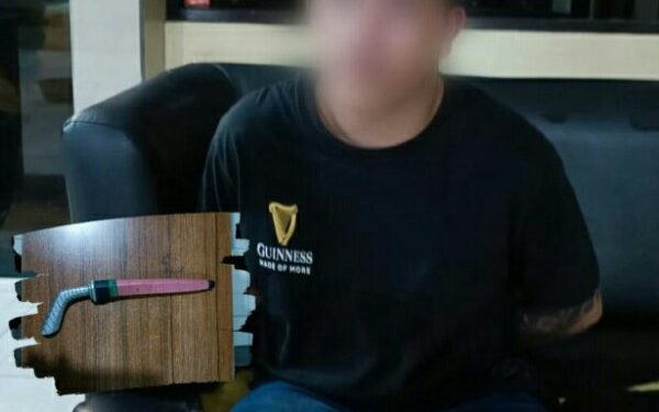 Bawa Sajam Tanpa Izin, MS Diamankan Tim Rayon Gabungan Polresta Manado