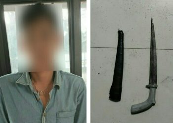 Polsek Likupang Amankan Terduga Pelaku Penikaman di Desa Kokoleh Satu