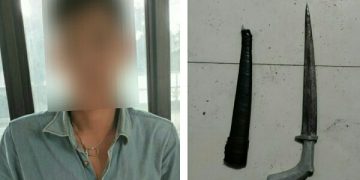 Polsek Likupang Amankan Terduga Pelaku Penikaman di Desa Kokoleh Satu