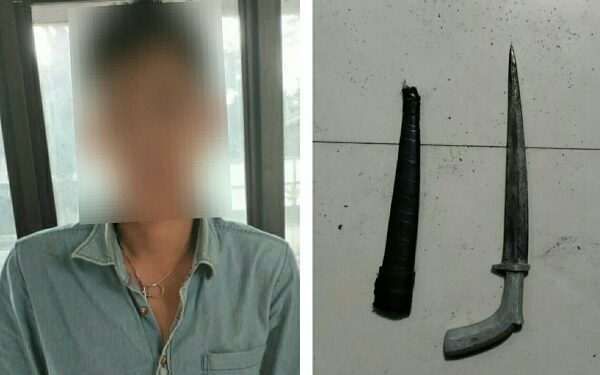 Polsek Likupang Amankan Terduga Pelaku Penikaman di Desa Kokoleh Satu