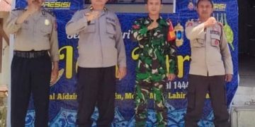 Polres Kotamobagu dan Kodim 1303/Bolmong Amankan Kegiatan Pasca Idul Fitri
