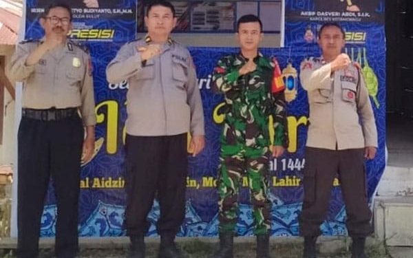 Polres Kotamobagu dan Kodim 1303/Bolmong Amankan Kegiatan Pasca Idul Fitri