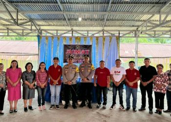 Jumat Bacerita di Motoling, Kapolres Minsel Dengarkan Aspirasi Warga dan Sosialisasikan CegahJo