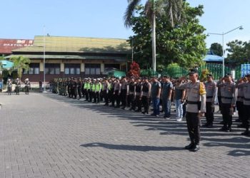 Ratusan Personel Gabungan Siap Amankan Malam Takbiran dan Salat Idul Fitri di Kotamobagu