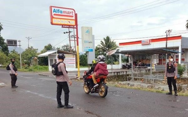 Jaga Keamanan Ramadan, Polres Bolmong Gelar Patroli Presisi