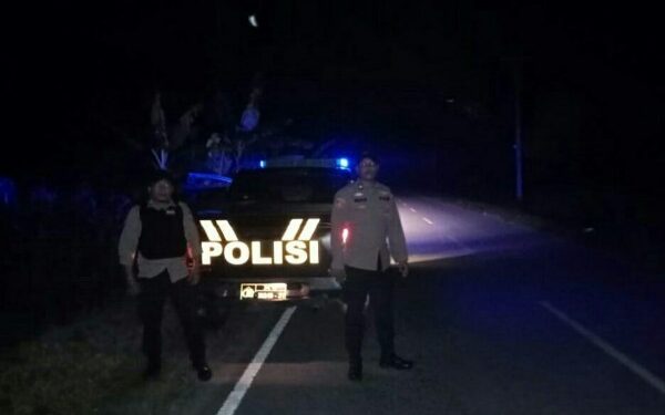 Tim Presisi Polres Kotamobagu Bubarkan Balap Liar di Jalan Bubak Desa Bungko