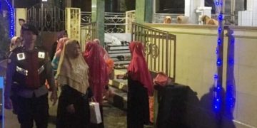 Polresta Manado dan Jajaran Lakukan Pengamanan Salat Tarawih