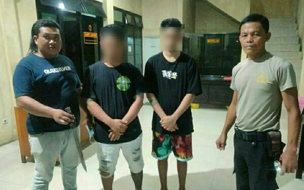 Aniaya Warga Pakai Sajam, 2 Pria Bitung Diamankan Polisi