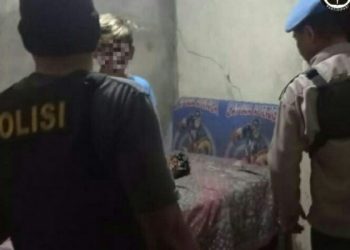 Hirup Lem Ehabond, 4 Anak Muda Diamankan Personel Polsek Mapanget