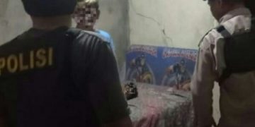 Hirup Lem Ehabond, 4 Anak Muda Diamankan Personel Polsek Mapanget