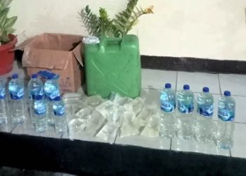 Razia Miras, Satresnarkoba Polres Minahasa Amankan Puluhan Liter Cap Tikus