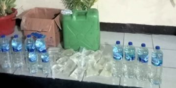 Razia Miras, Satresnarkoba Polres Minahasa Amankan Puluhan Liter Cap Tikus