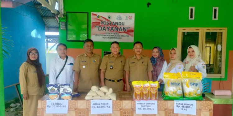 Pemerintah Kotamobagu Gelar Pasar Murah di Desa Bungko