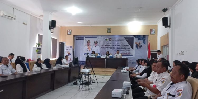 Bappelitbangda Gelar Sosialisasi  dan Cara Penginputan IID