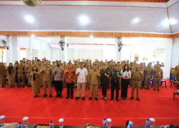 Tatong dan Nayodo Kompak Hadiri Sosialisasi Kesiapan Pemda Menuju Pemilu Tahun 2024