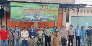 HUT ke 56 Kodam XIII/Merdeka, Pemkot Kotamobagu, Polri dan TNI Gelar Karya Bakti