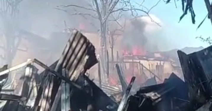 Si Jago Merah Lalap Enam Rumah di Kelurahan Kotamobagu