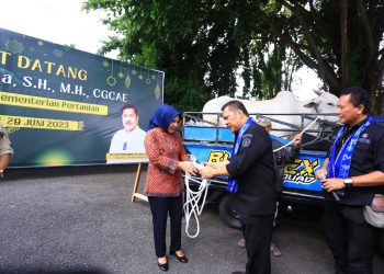 Dijemput Tatong Bara, Inspektur Jenderal Kementerian Pertanian Sambangi Kotamobagu