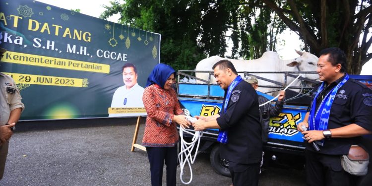 Dijemput Tatong Bara, Inspektur Jenderal Kementerian Pertanian Sambangi Kotamobagu