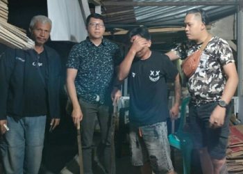 Mabuk dan Aniaya Pedagang Tahu, RM Ditangkap Resmob Polres Bitung