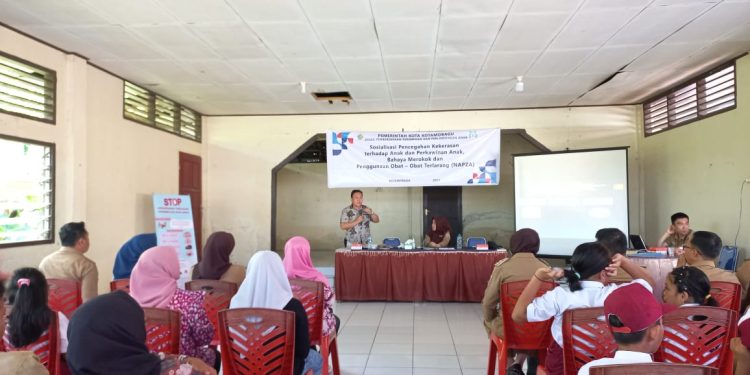 DP3A Kotamobagu Gelar Sosialisasi Pencegahan Kekerasan Anak dan Penggunaan Obat Terlarang
