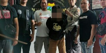 Tim ROTR Polresta Manado Amankan Pelaku Penganiayaan dengan Pedang Samurai di Tingkulu