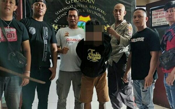 Tim ROTR Polresta Manado Amankan Pelaku Penganiayaan dengan Pedang Samurai di Tingkulu