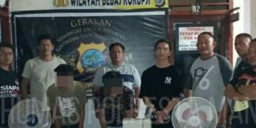 Dua Pelaku Pencurian di Kelurahan Teling Atas Ditangkap Tim ROTR Polresta Manado