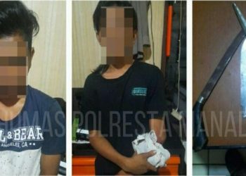 Saling Tikam, 2 Warga Manado Diamankan Tim ROTR Polresta Manado