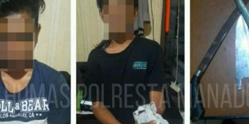Saling Tikam, 2 Warga Manado Diamankan Tim ROTR Polresta Manado