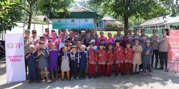 Jelang Hari Bhayangkara ke-77, Polres Kotamobagu Anjangsana ke Panti Asuhan dan Purnawirawan Polri