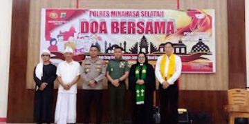 Polres Minahasa Selatan Gelar Doa Bersama dan Lomba Vocal Group