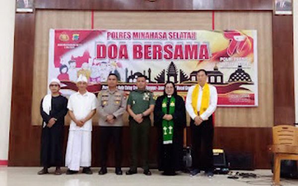 Polres Minahasa Selatan Gelar Doa Bersama dan Lomba Vocal Group