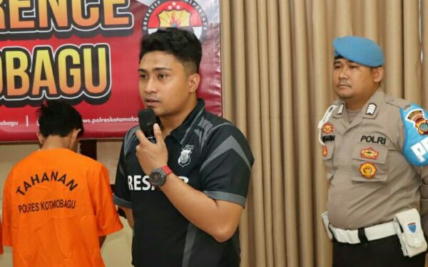 Diduga Cemburu dan Tikam Korban, AL Ditangkap Resmob Kotamobagu di Poopo