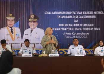 Tatong Bara Buka Sosialisasi Rancangan Perwako Batas Desa dan Kelurahan