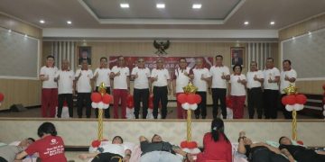 Peduli Sosial di Hari Bhayangkara ke-77, Polda Sulut Gelar Donor Darah