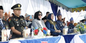 Wali Kota Tatong Bara Hadiri Upacara Peringatan HUT Boltim Ke 15