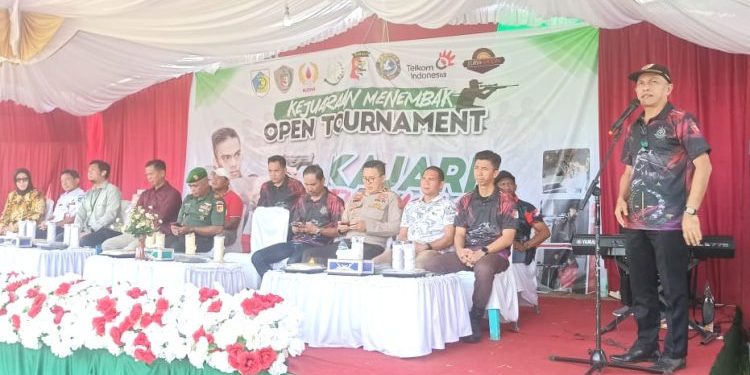 Wakili Wali Kota, Kepala Dispora Kotamobagu Buka Kejuaraan Menembak Piala Kajari