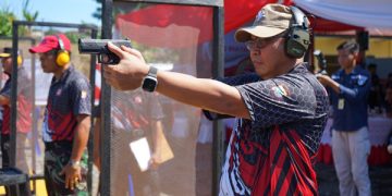 Polda Sulut Gelar Lomba Menembak Hari Bhayangkara ke-77