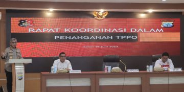 Polda Sulut Gelar Rakor Penanganan TPPO Bersama Instansi Terkait