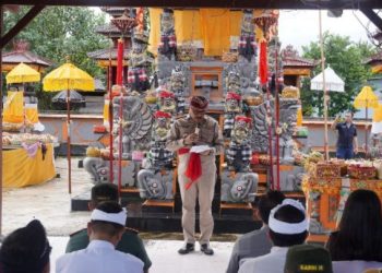 Bupati Limi Mokodompit Hadiri Hari Raya Galungan di Dumoga