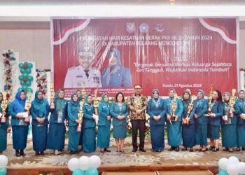 Hadiri HUT ke-57, Limi Mokodompit: Peran PKK Komponen Pendukung Pembangunan