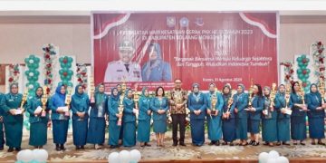 Hadiri HUT ke-57, Limi Mokodompit: Peran PKK Komponen Pendukung Pembangunan