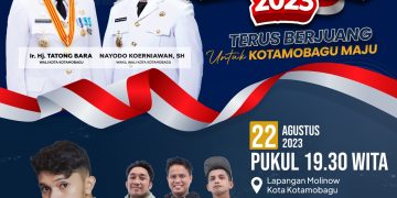 Dimeriahkan Vicky Salamor, Pemkot Kotamobagu Gelar Konser Gebyar Kemerdekaan