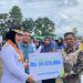 Tatong Bara Serahkan Secara Simbolis Santunan BPJS Ketenagakerjaan